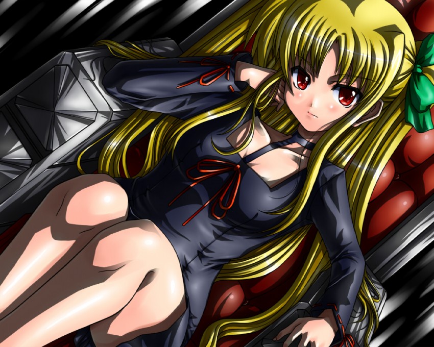 fate testarossa and alicia testarossa (lyrical nanoha and 1 more) drawn by gao_(naodayo)