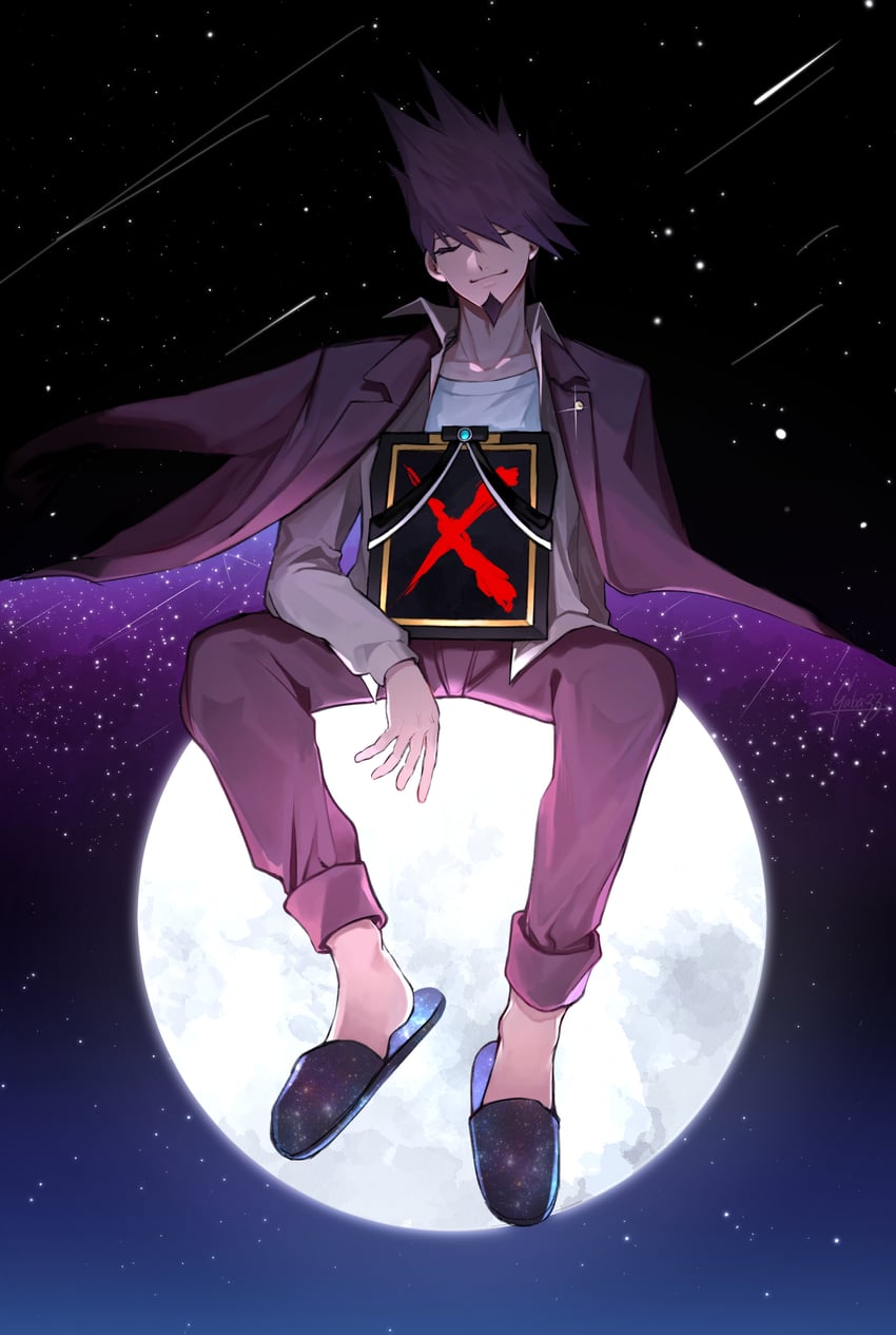momota kaito (danganronpa and 1 more) drawn by gaba33