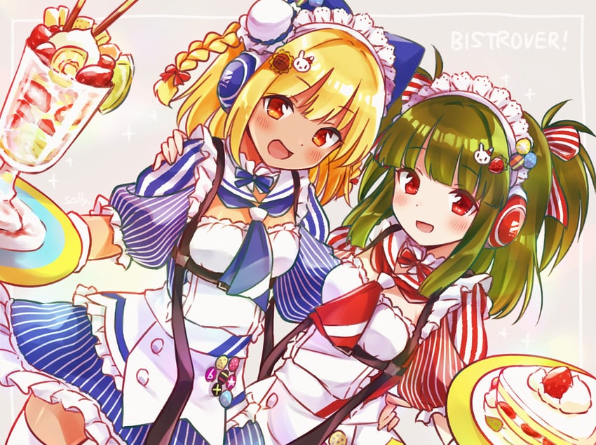 hishimiya tsugaru and xiatian (bemani and 2 more) drawn by sally_(pacch0614)