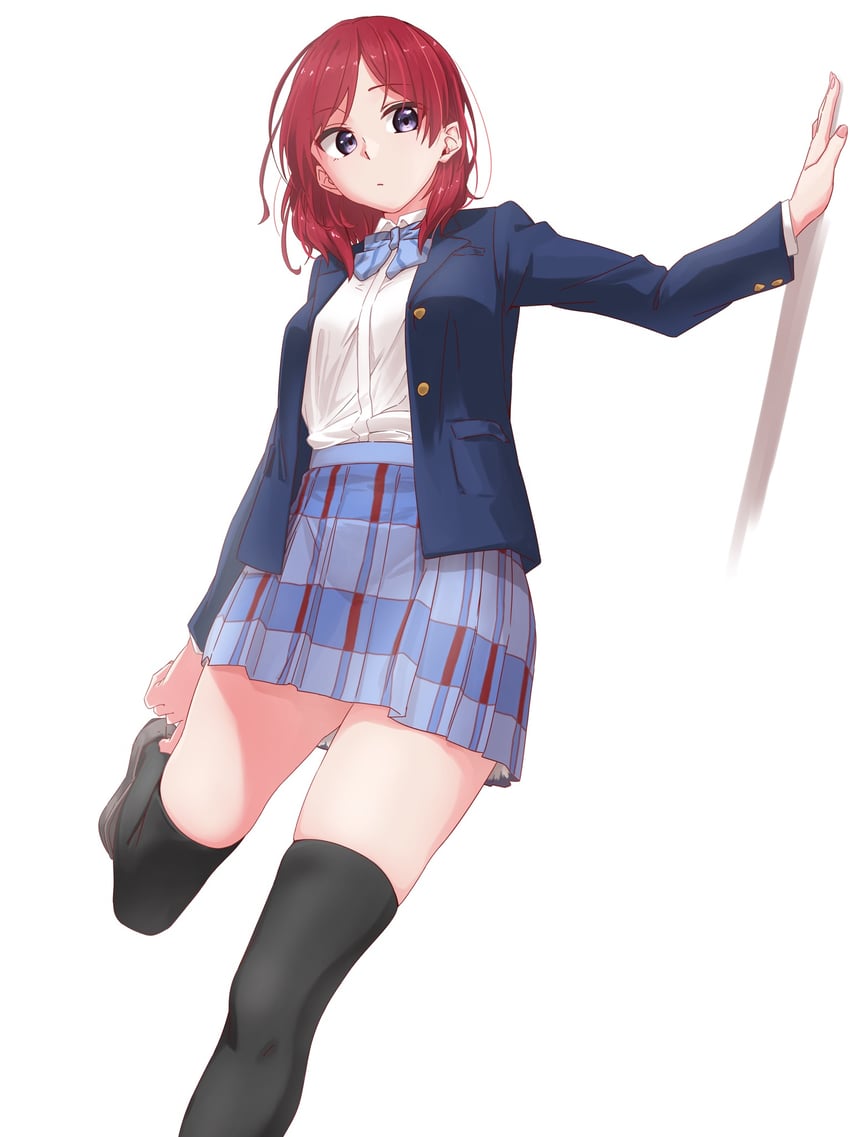 nishikino maki (love live! and 1 more) drawn by s_sho_mkrn