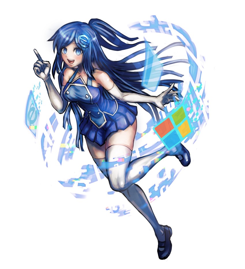 internet explorer (danganronpa and 2 more) drawn by minster_(dooke)