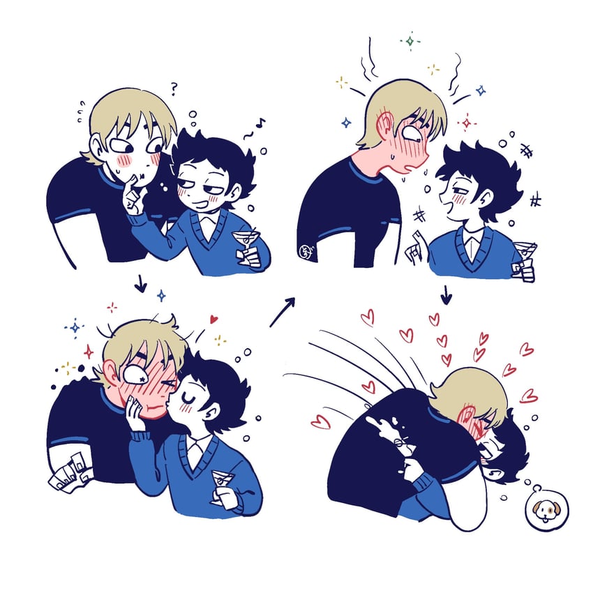 wallace wells and todd ingram (scott pilgrim and 1 more) drawn by tokagen0