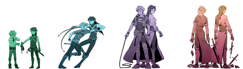 nathan graves and hugh baldwin (castlevania and 1 more) drawn by makihara