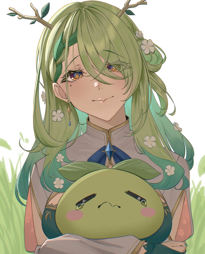ceres fauna and sapling (hololive and 1 more) drawn by eipanguino