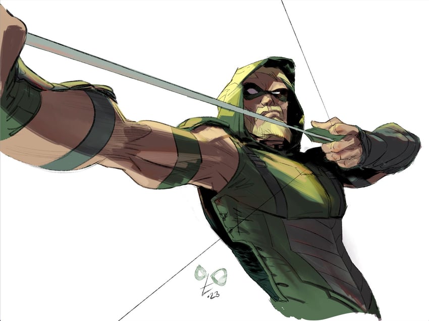 green arrow and oliver queen (dc comics and 1 more) drawn by tirso_cons