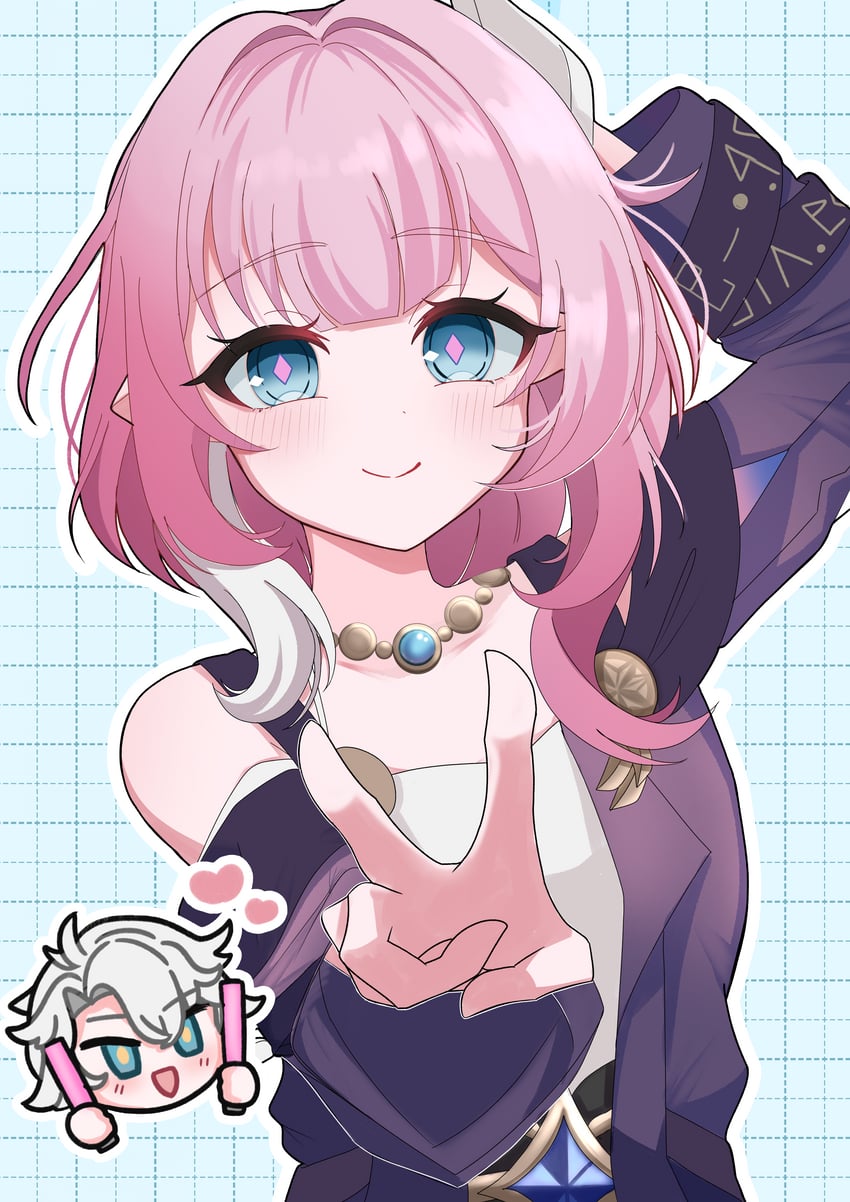 phainon and cyrene (honkai and 1 more) drawn by s1gatu