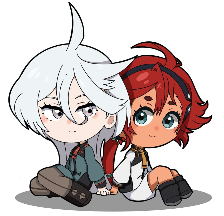 suletta mercury and miorine rembran (gundam and 1 more) drawn by ttakuhana3103