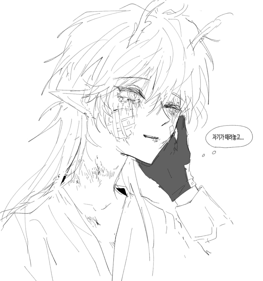 dan heng and blade (honkai and 1 more) drawn by 6_factorial