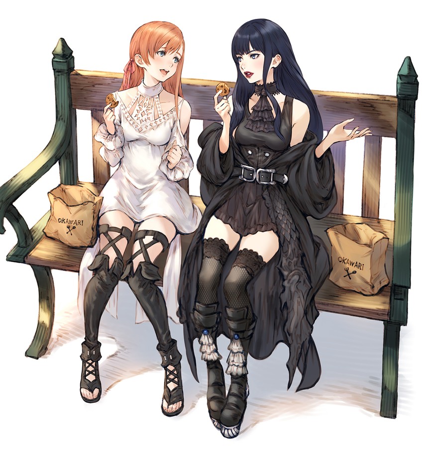ryne waters and gaia (final fantasy and 1 more) drawn by makimura_shunsuke