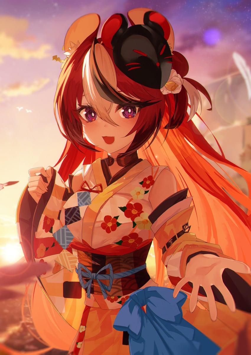 hakos baelz (hololive and 1 more) drawn by jiang_ye_kiri