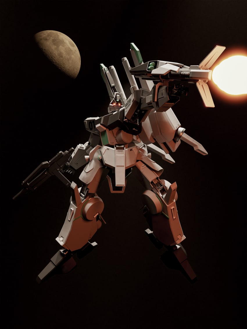 silver bullet (gundam and 1 more) drawn by mjeff