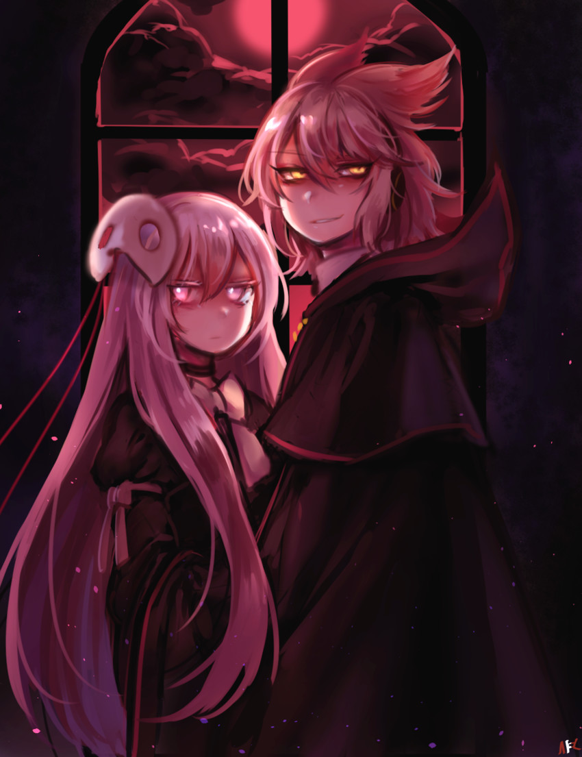 toyosatomimi no miko and hata no kokoro (touhou) drawn by shan