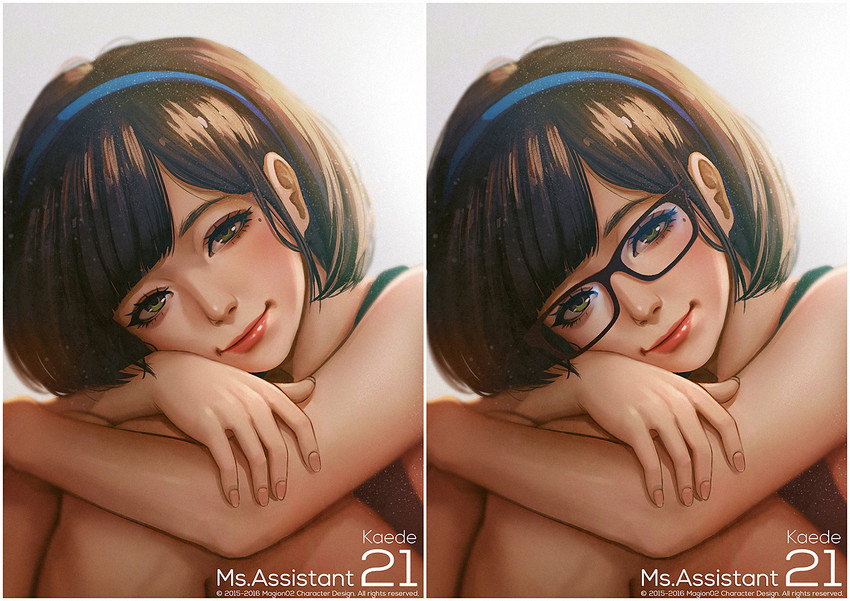kaede (original and 1 more) drawn by magion02