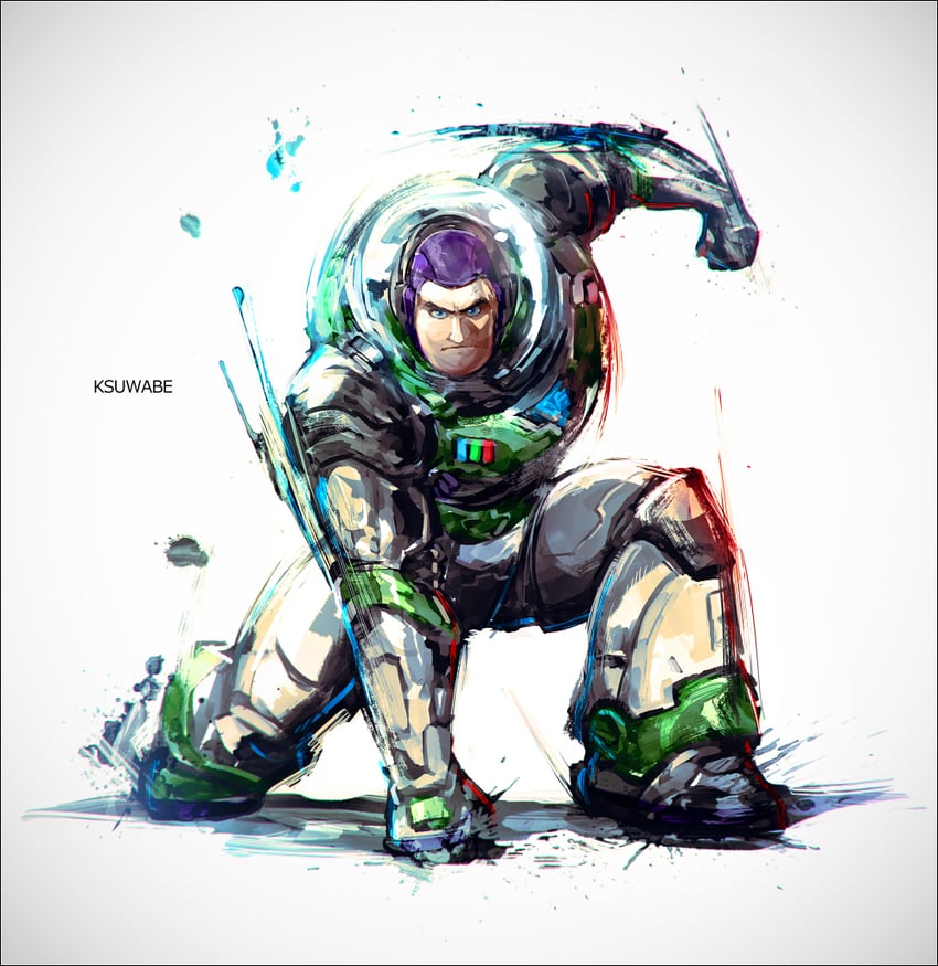 buzz lightyear (toy story and 1 more) drawn by k-suwabe