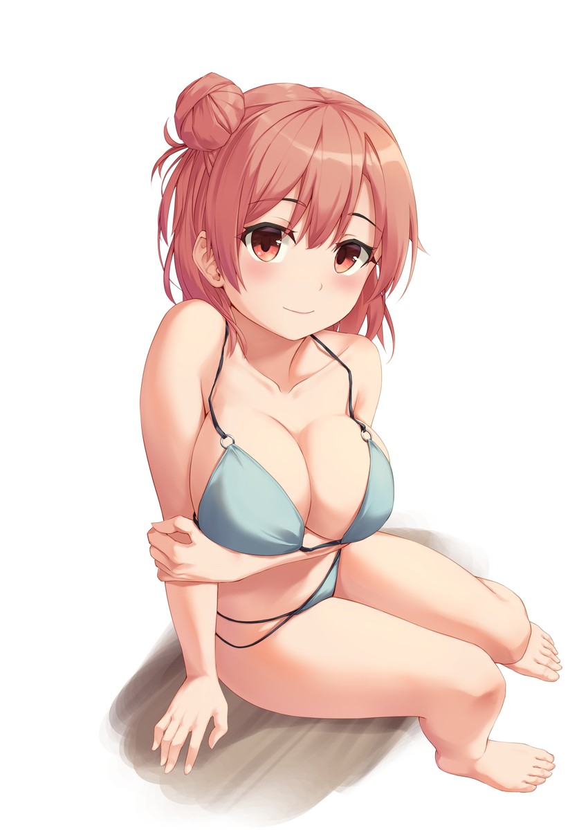 yuigahama yui (yahari ore no seishun lovecome wa machigatteiru.) drawn by rebutsu