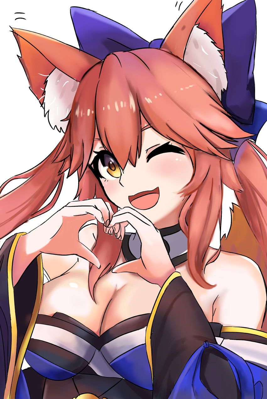 tamamo and tamamo no mae (fate and 2 more) drawn by kuro_(blackpgmickey)