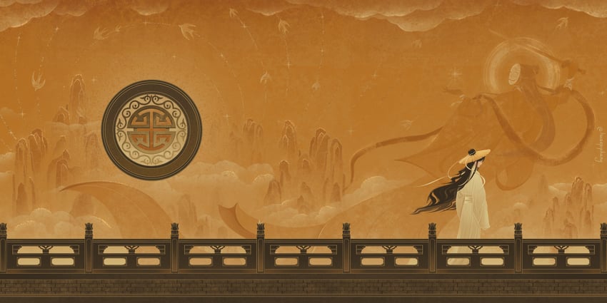 xie lian and bai wuxiang (tianguan cifu) drawn by huaepiphany