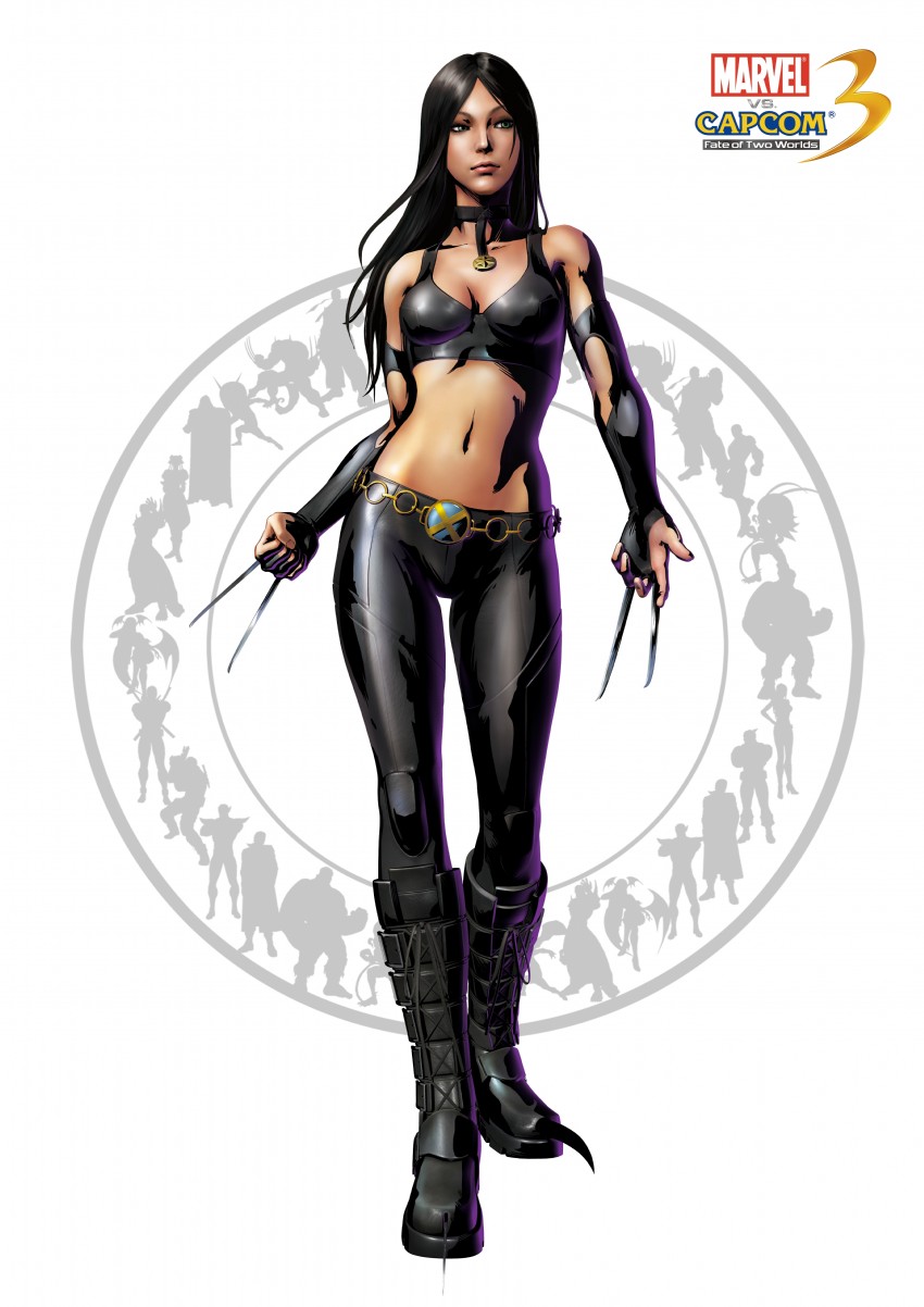 chun-li, morrigan aensland, ryu, felicia, wolverine, and 8 more (street fighter and 10 more) drawn by mori_toshiaki
