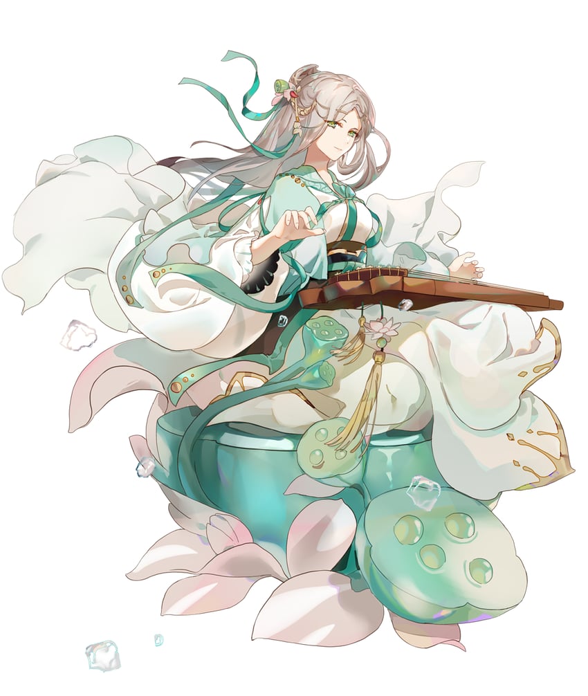sweet lotus seed soup (food fantasy) drawn by fre_(haochilanzuo)