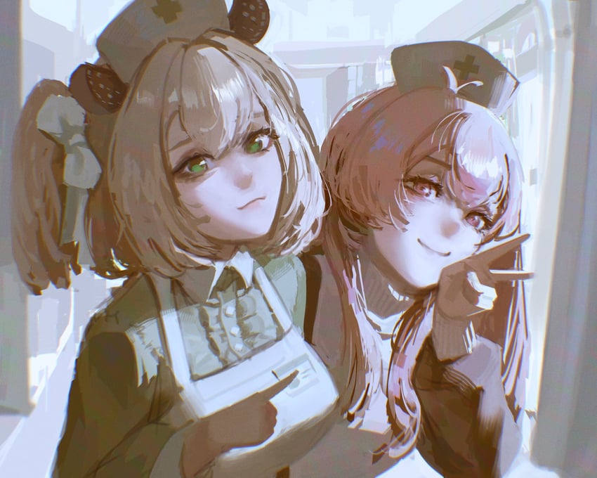 nimi nightmare and mumble (indie virtual youtuber) drawn by dinn_(artofdinn)
