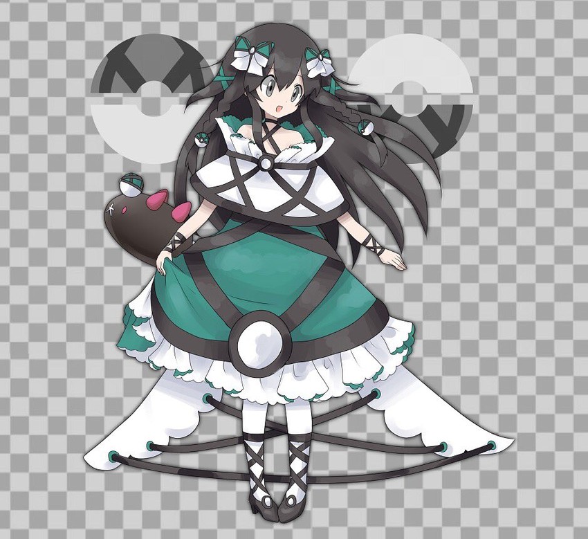 pyukumuku and plum (pokemon and 1 more) drawn by namako_plum