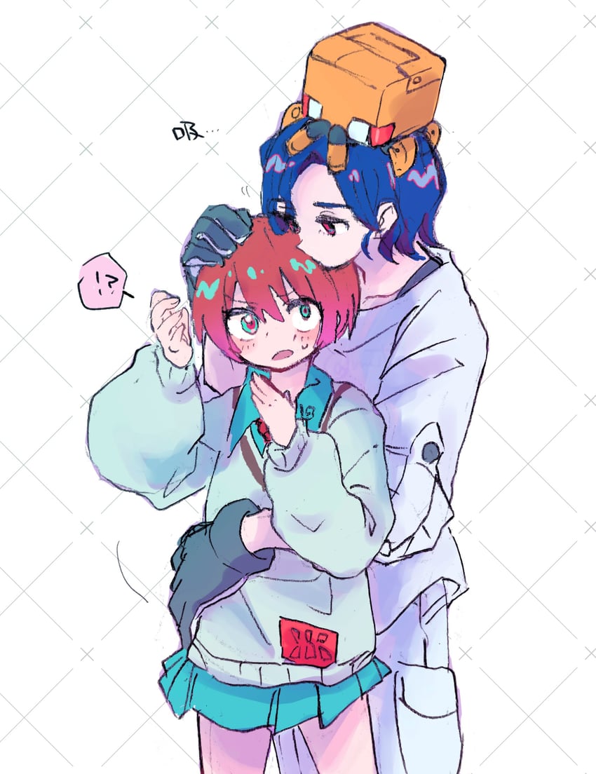 amate yuzuriha, shuji ito, and conch (gundam and 1 more) drawn by hakra_mh