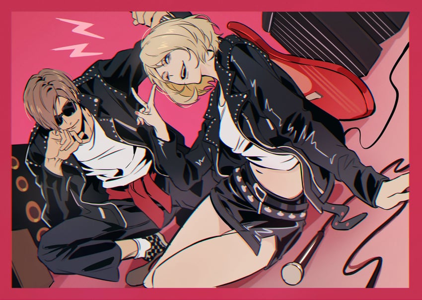 leon s. kennedy and ashley graham (resident evil and 1 more) drawn by umbrella_rpd