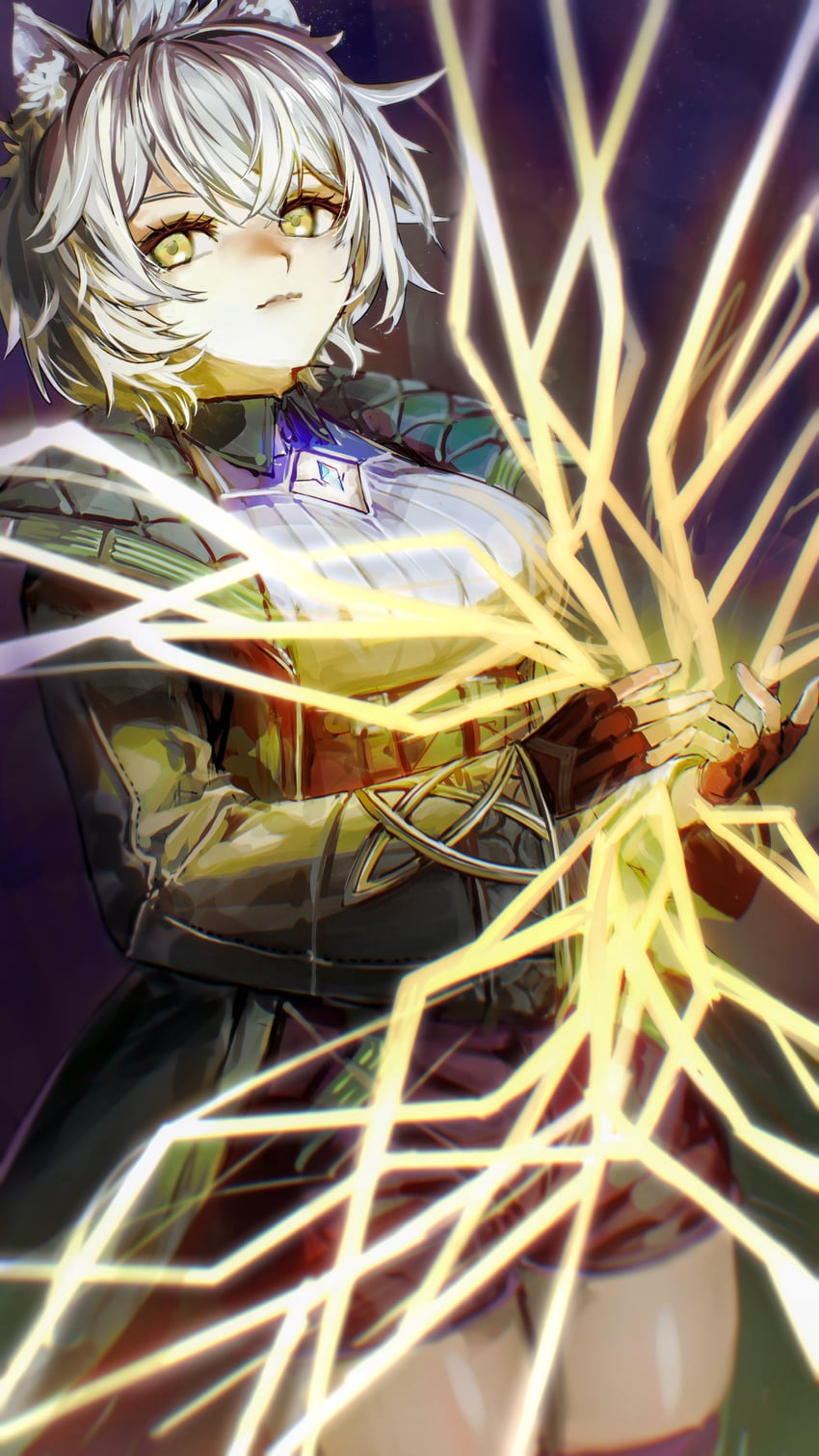 na'el (xenoblade chronicles and 2 more) drawn by madou_zakura