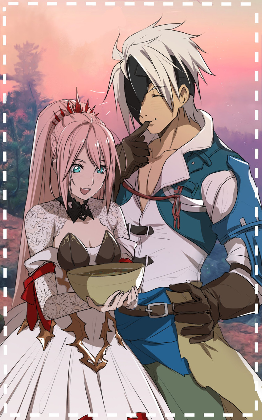shionne and alphen (tales of and 1 more) drawn by tusia