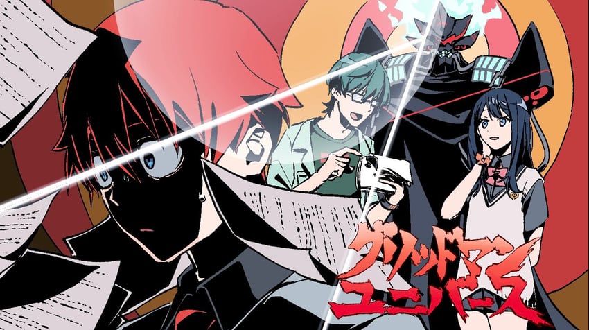 takarada rikka, hibiki yuuta, utsumi shou, and alexis kerib (tengen toppa gurren lagann and 2 more) drawn by himagosan