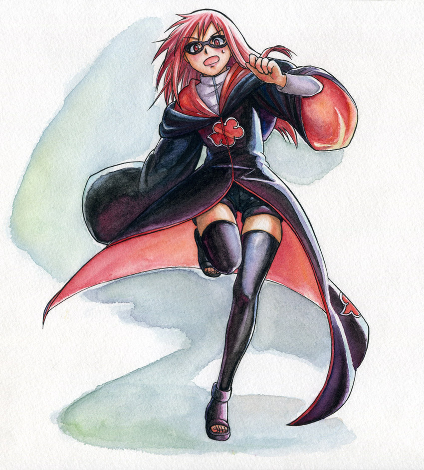 karin (naruto and 1 more) drawn by mitama_(undergroundboym)
