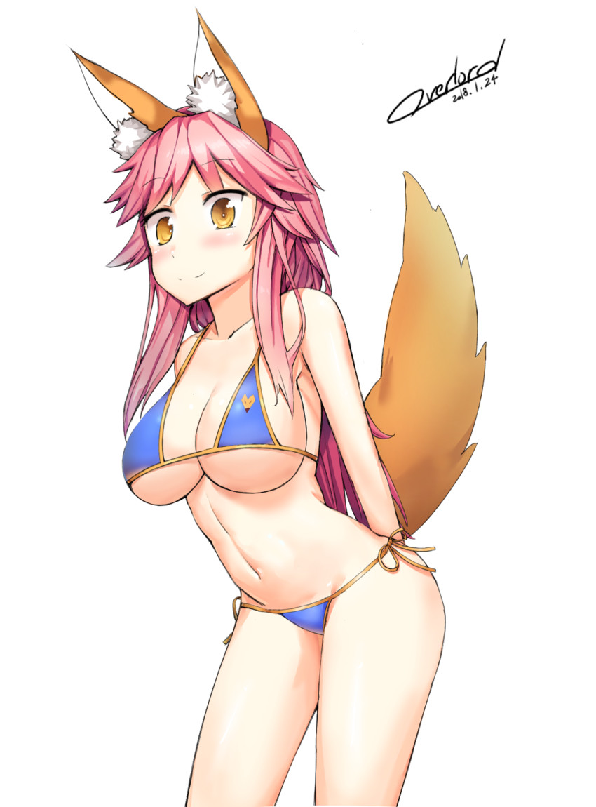 tamamo and tamamo no mae (fate and 1 more) drawn by overlord_(overlord80000)