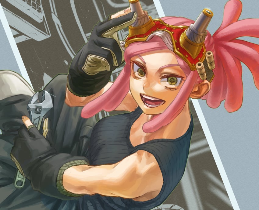 hatsume mei (boku no hero academia) drawn by yomoyama_yotabanashi