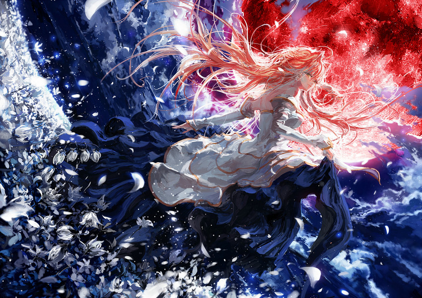 arcueid brunestud and archetype earth (tsukihime and 1 more) drawn by stu_dts