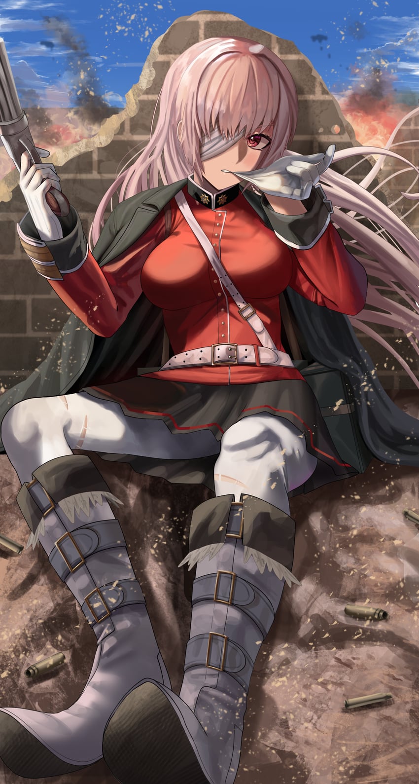 florence nightingale (fate and 1 more) drawn by silvertsuki