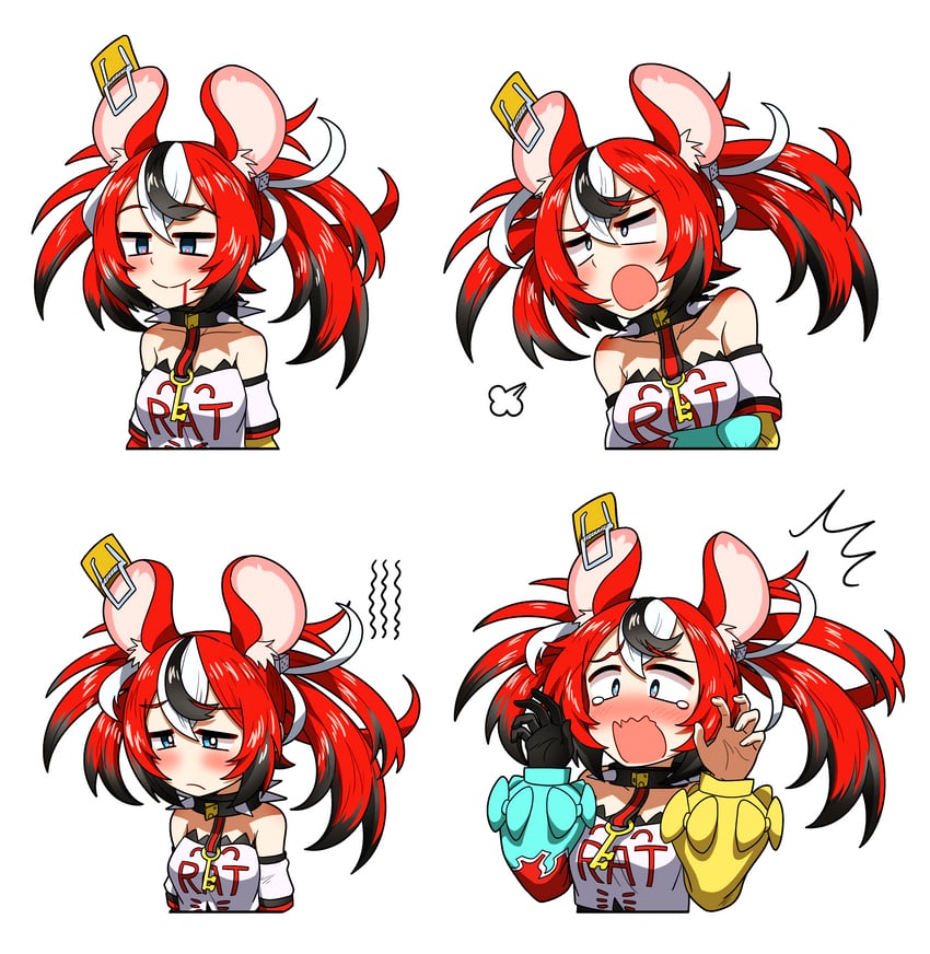 hakos baelz (hololive and 1 more) drawn by ddolbang