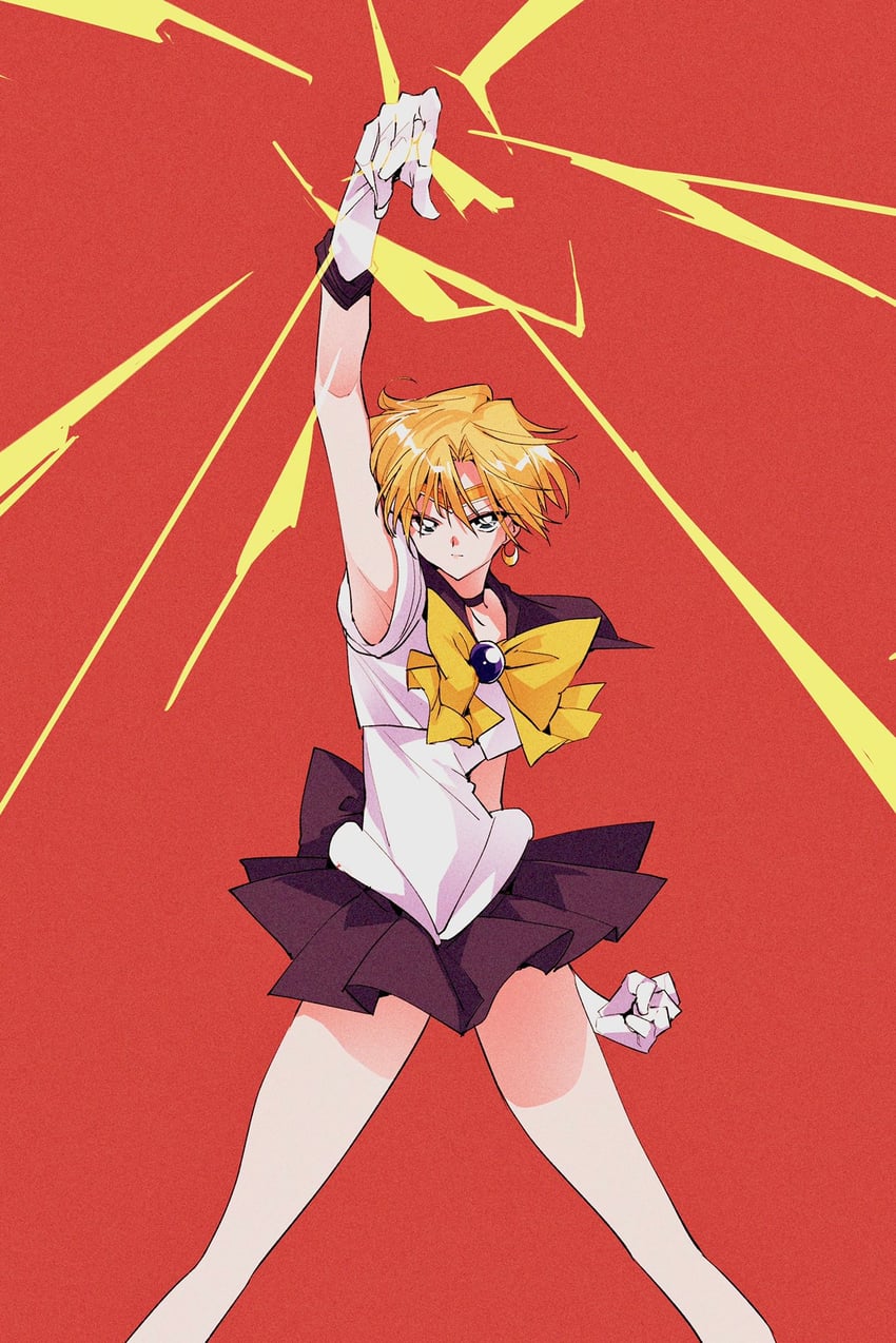 ten'ou haruka and sailor uranus (bishoujo senshi sailor moon) drawn by pochi_(askas_is_god)