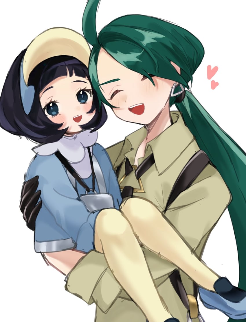 rika and poppy (pokemon and 1 more) drawn by ukocome