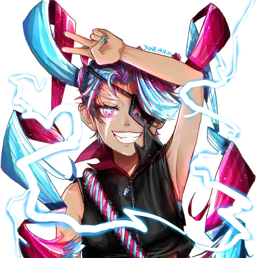 twizzly gummy cookie (cookie run and 1 more) drawn by devilone0811