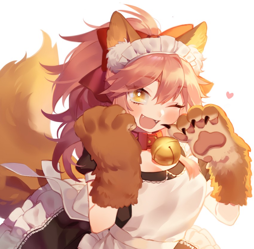 tamamo and tamamo cat (fate and 1 more) drawn by tnrl12325