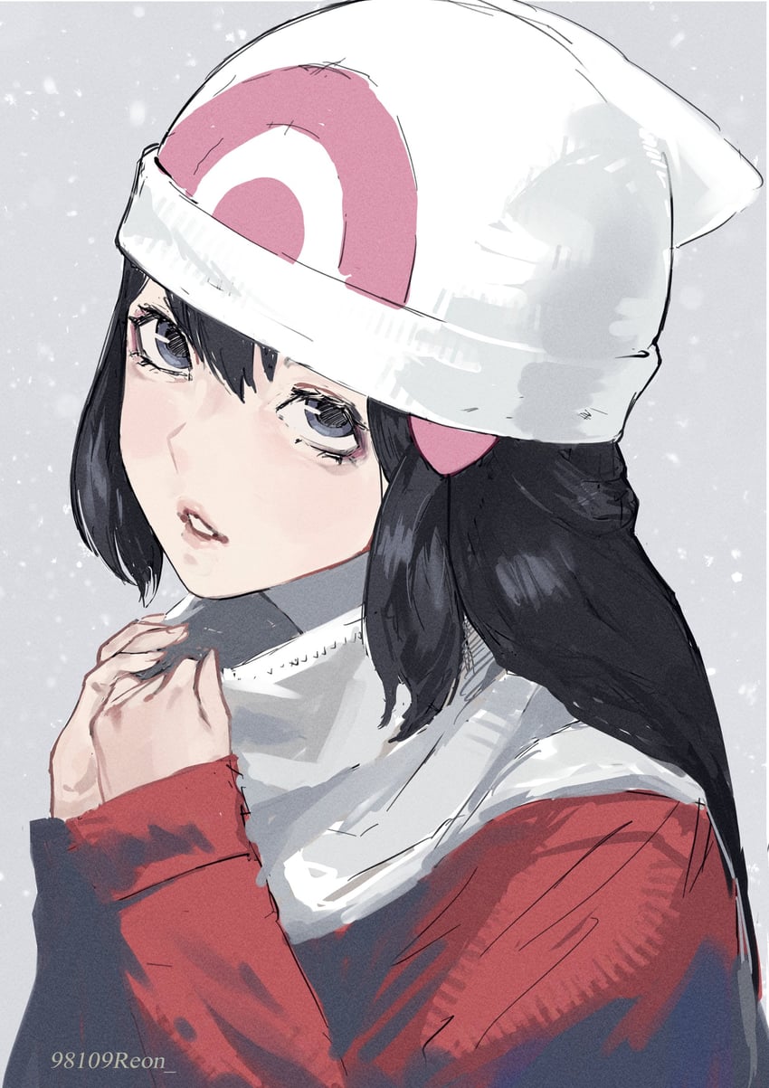 dawn (pokemon and 2 more) drawn by reon_(98109reon)