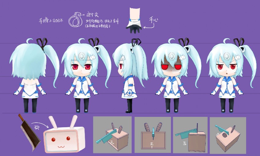 kyubey and bili girl 33 (mahou shoujo madoka magica and 1 more)