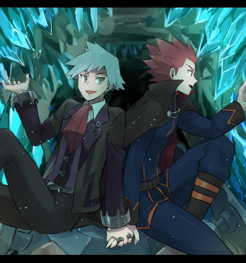 steven stone and lance (pokemon and 2 more) drawn by kometubu0712