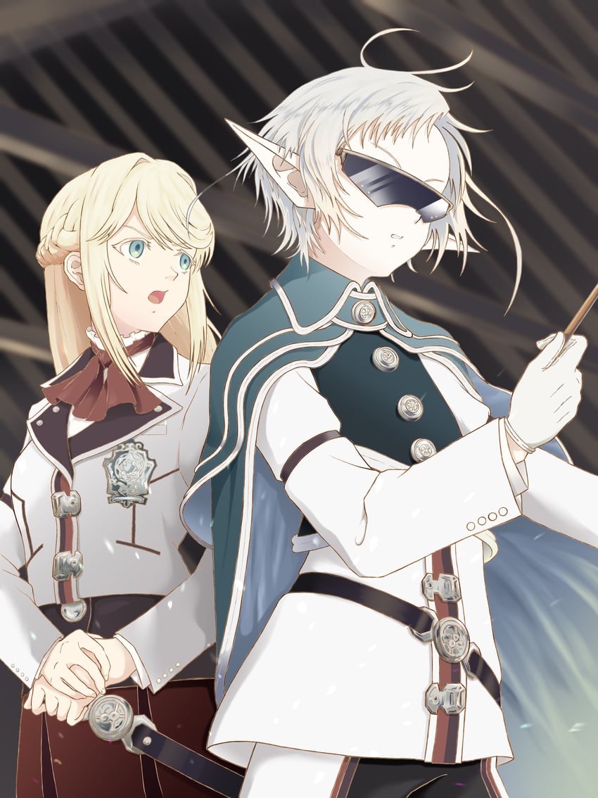 sylphiette and ariel anemoi asura (mushoku tensei) drawn by rora_(user_vgpk4444)