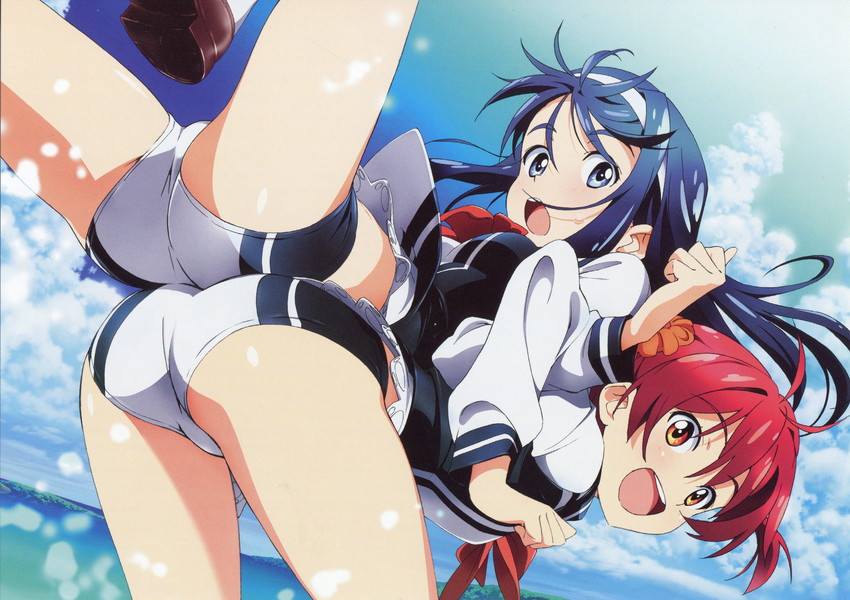 isshiki akane and futaba aoi (vividred operation) drawn by tanaka_yuusuke