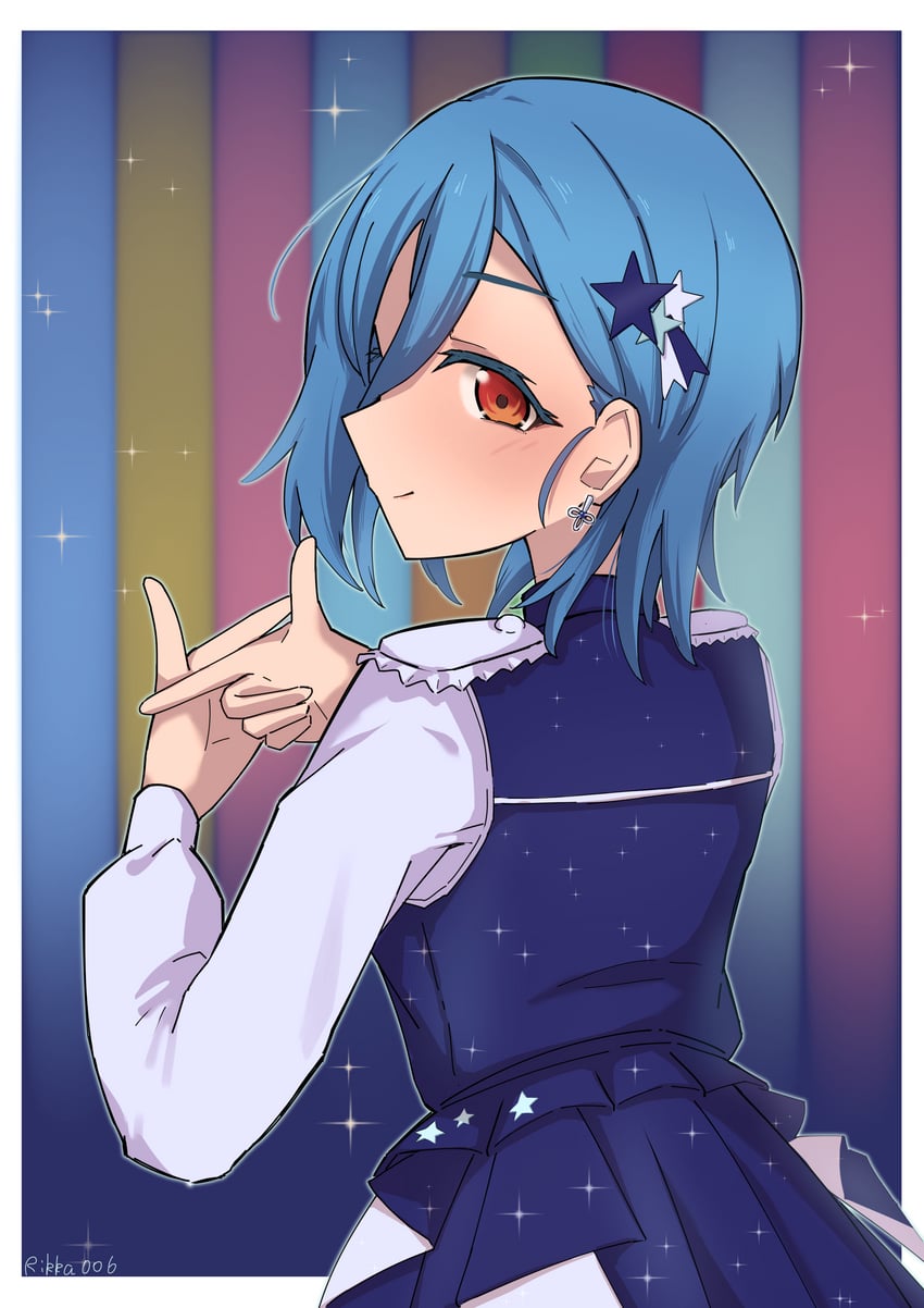 wakana shiki (love live! and 1 more) drawn by rikka006