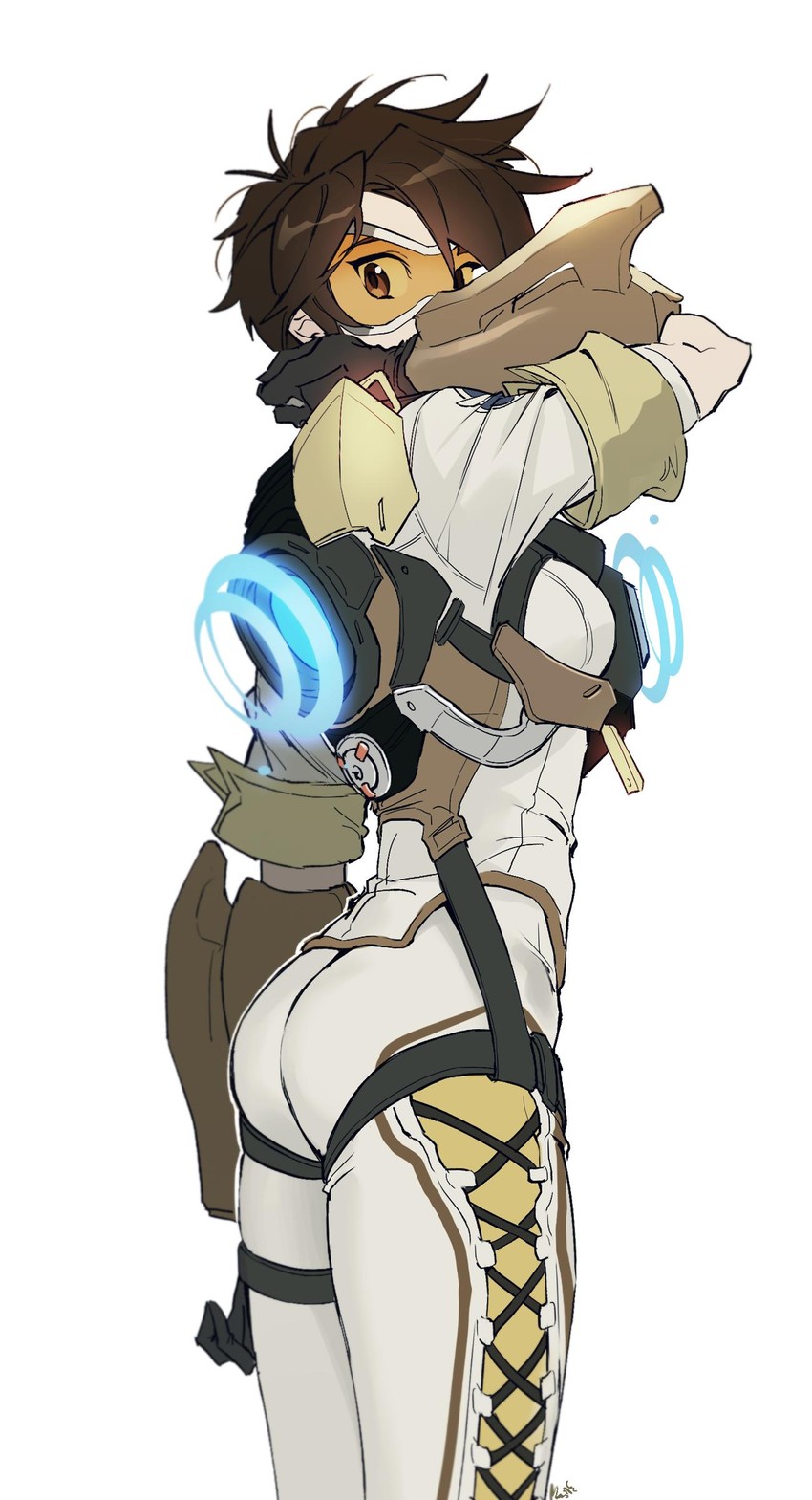 tracer (overwatch and 1 more) drawn by maro_(lij512)