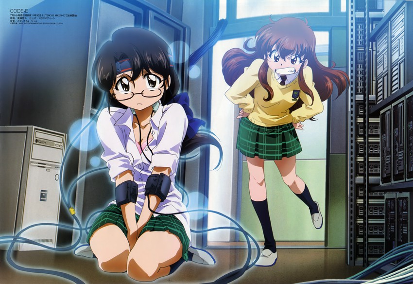 ebihara chinami and kujou sonomi (megami magazine and 1 more) drawn by saitou_tetsuhito