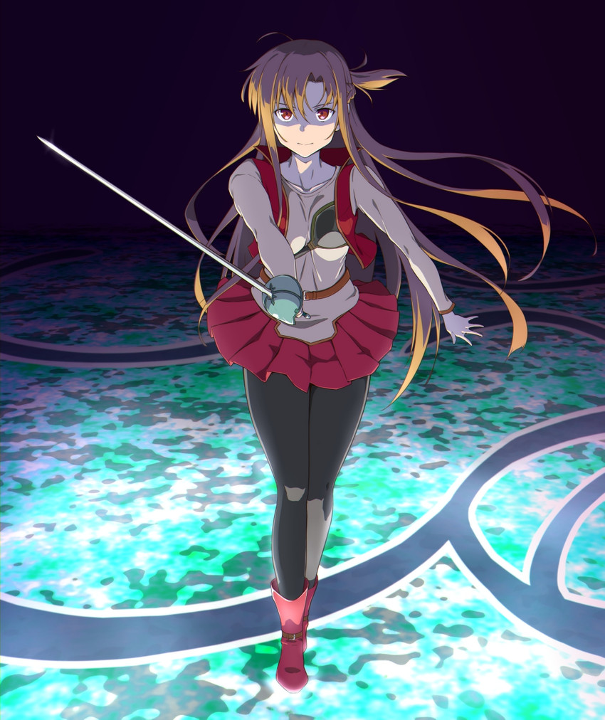 asuna (sword art online and 1 more) drawn by puge