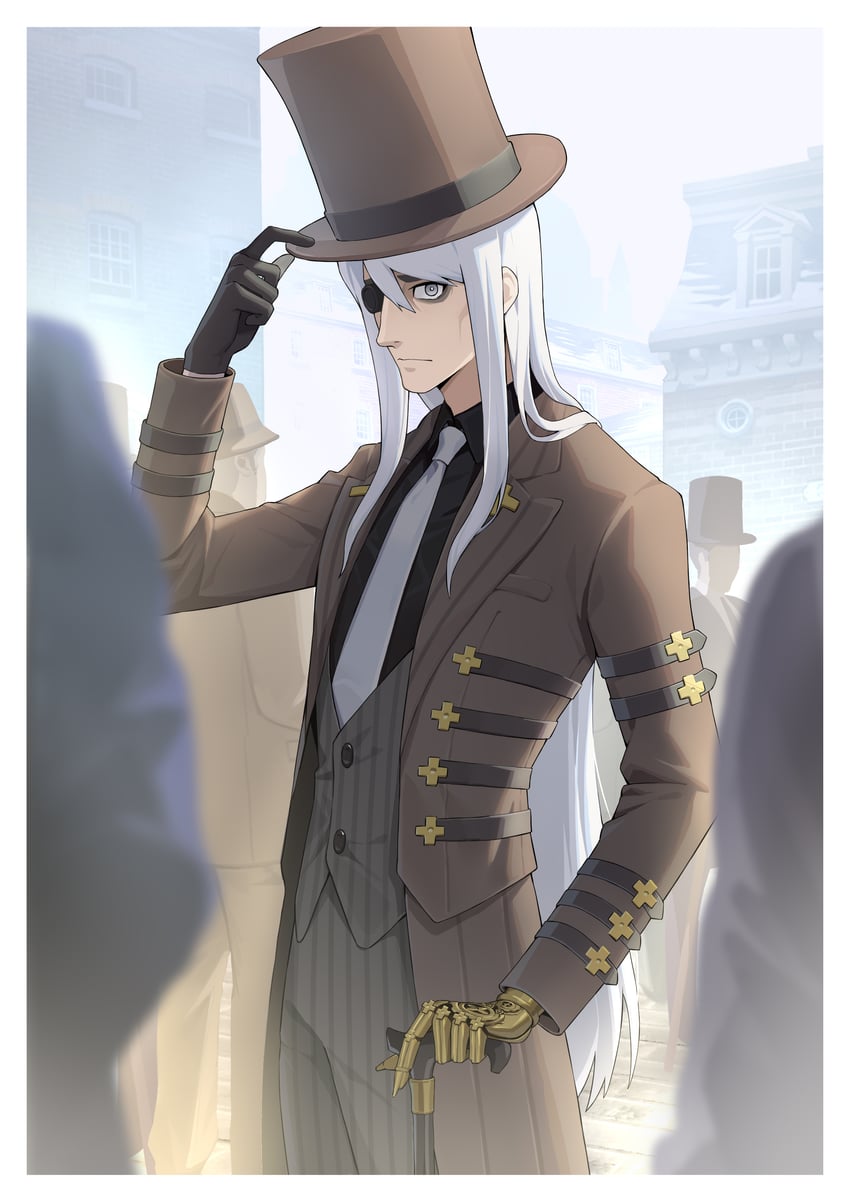 enoch drebber (ace attorney and 2 more) drawn by wciyai